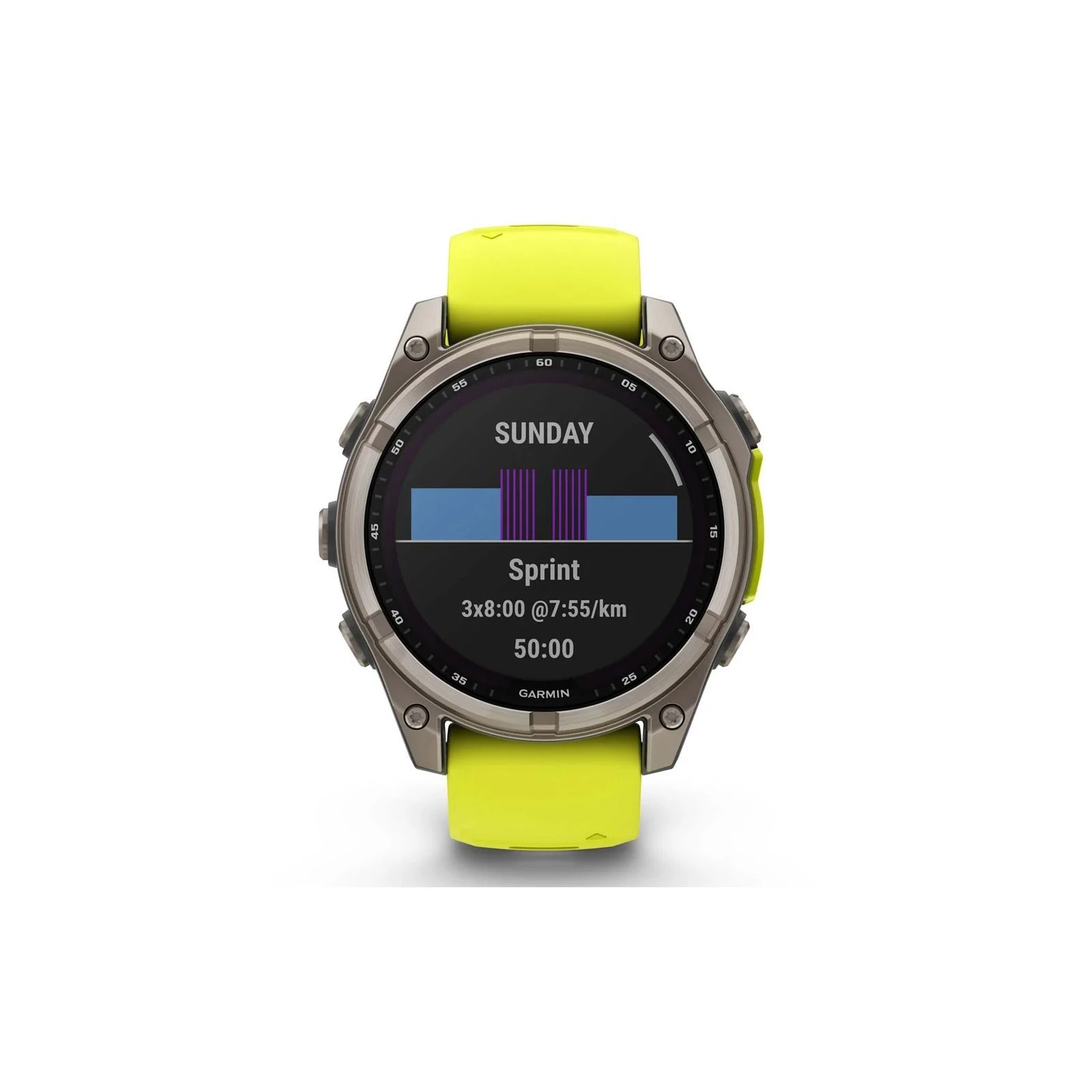Смарт-годинник Garmin fenix 8 47mm,Saph Solar, BareTi/Graphite,AmpYe/GrphBnd (010-02906-21) (UA) Операційна система пропрієтарна