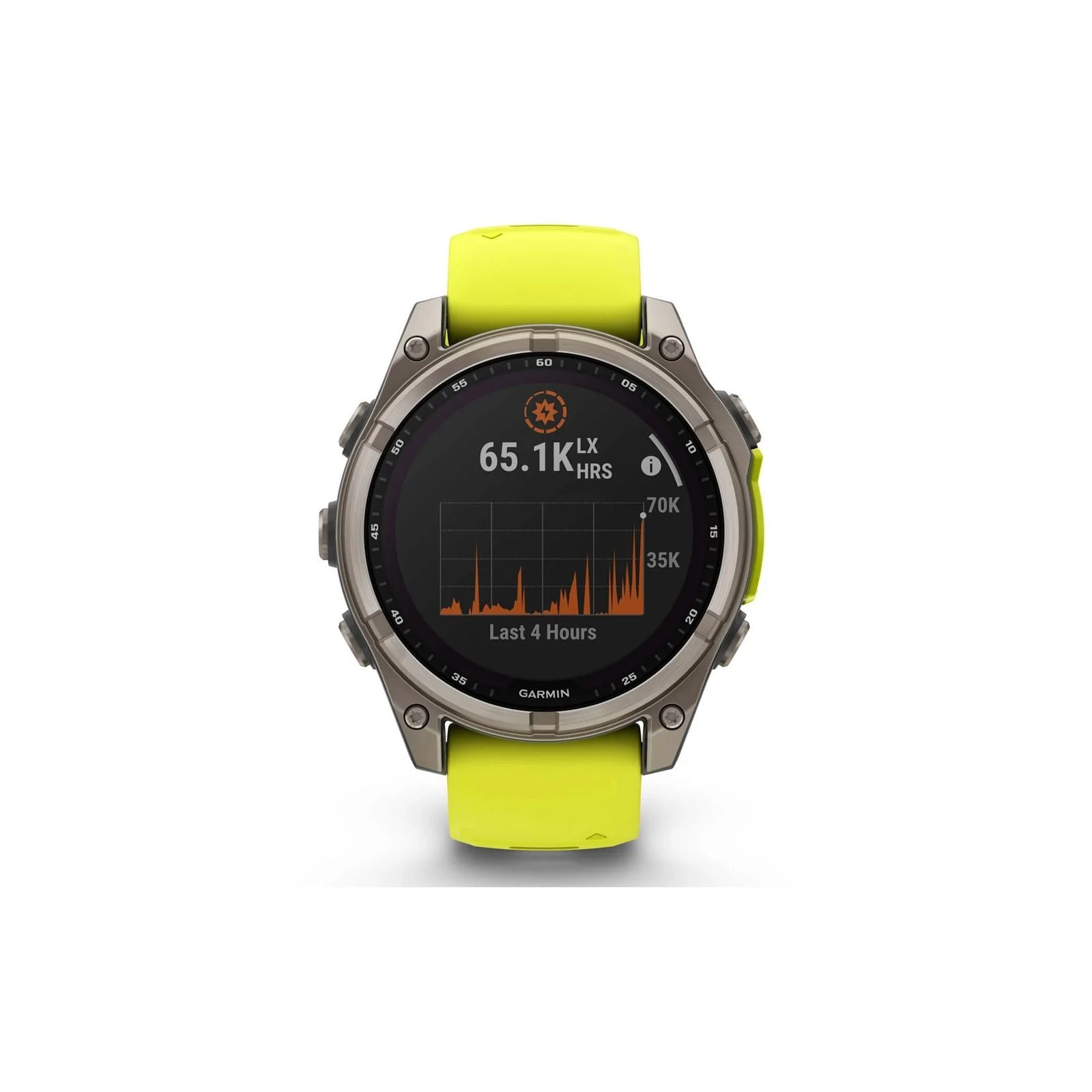 Смарт-годинник Garmin fenix 8 47mm,Saph Solar, BareTi/Graphite,AmpYe/GrphBnd (010-02906-21) (UA) Тип універсальний