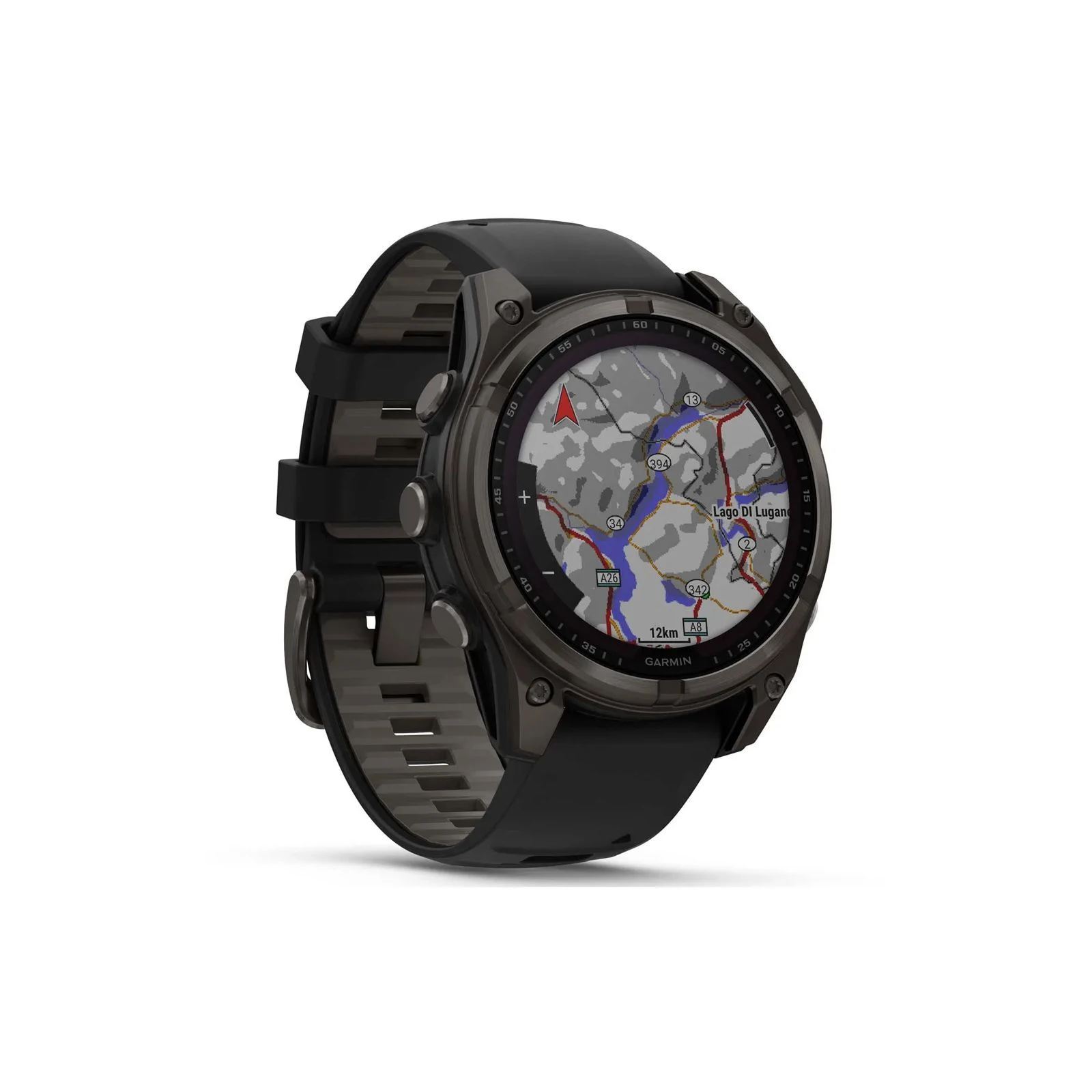 Смарт-годинник Garmin fenix 8 47mm,Saph Solar,CrbnGry Ti/Blk,Blk/PblGryBnd (010-02906-11) (UA) сенсорний екран  Так 