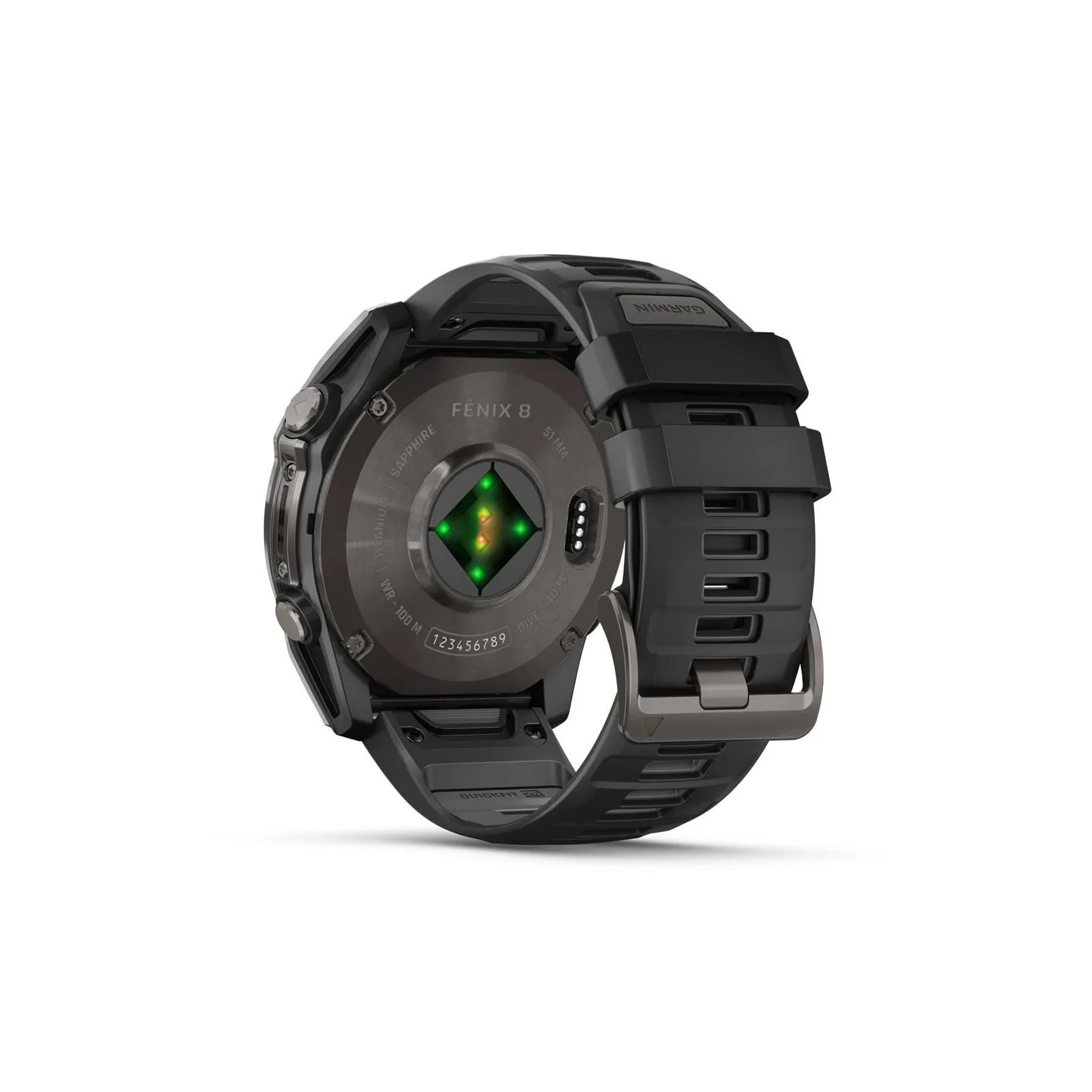 Смарт-часы Garmin fenix 8 51mm,AMOLED,Saph,CrbnGryTi/Blk,Blk/PebbleGryBnd (010-02905-21) (UA) Совместимая ОС iOS, Android
