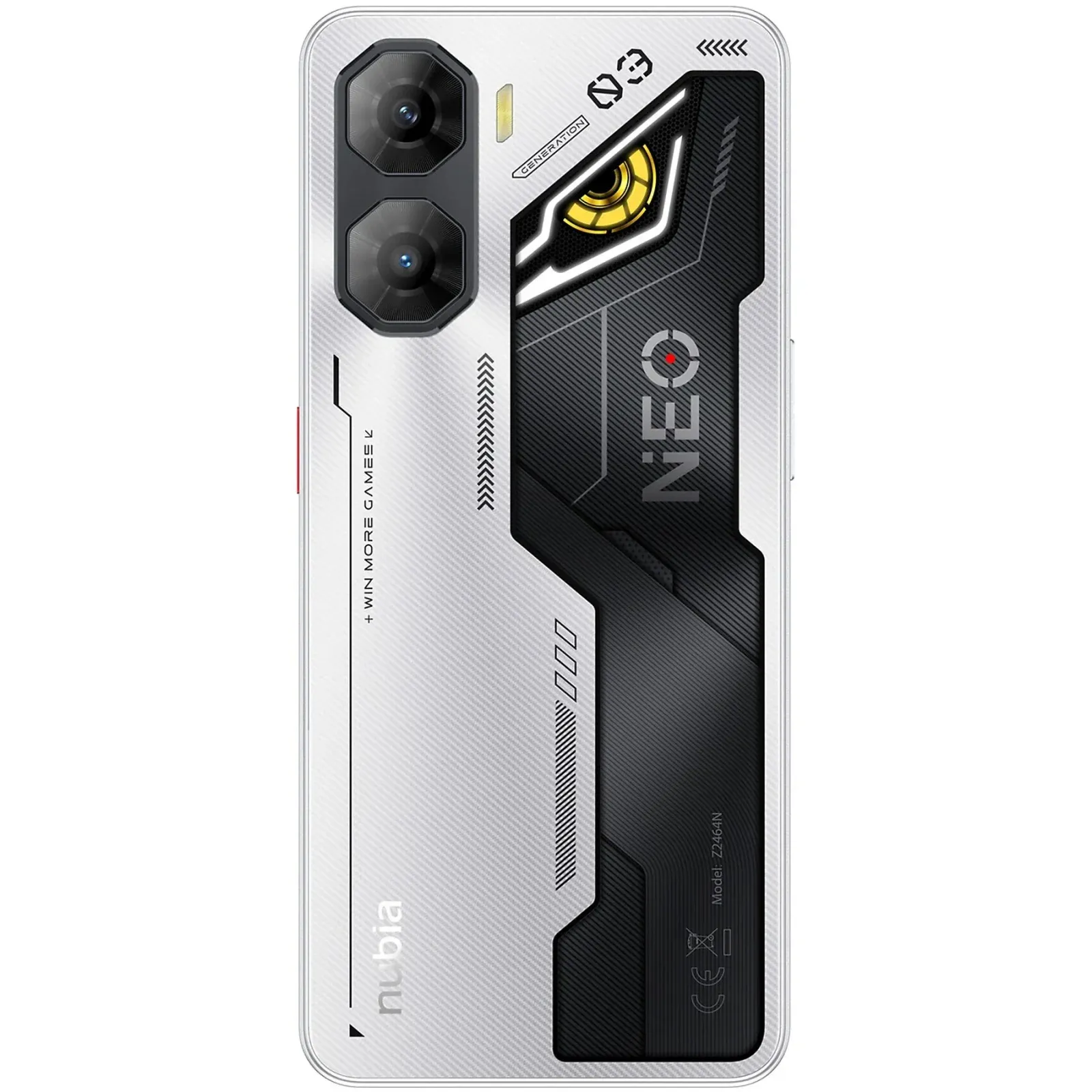 ZTE Nubia Neo 3 5G 8/256GB Silver Europe Дисплей: 6.8 / Amoled (2392x1080 пікселів)