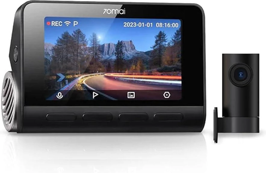 Видеорегистратор 70mai 4K A810 HDR Dash Cam Set Global (+ камера заднего вида) (A810-2)