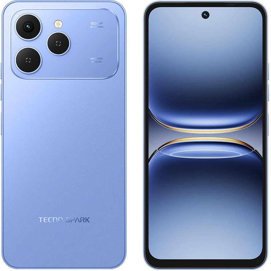 Tecno Spark 40 (KM5n) 8/256GB Mirage Blue (4894947091582) (UA) Бренд: Tecno; Линейка: Spark 40 KM5;
