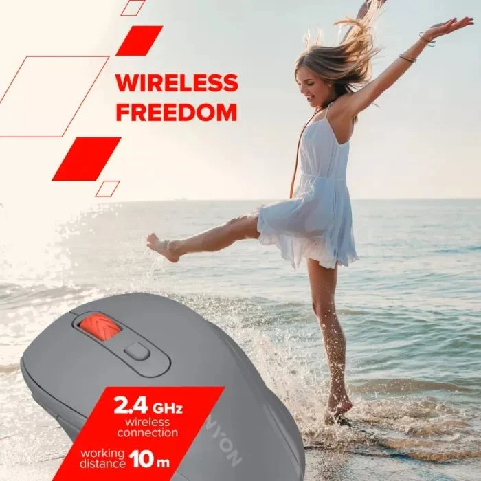 Canyon OnClick 20 Wireless Dark Gray (CNE-CMSW20DG) (UA)