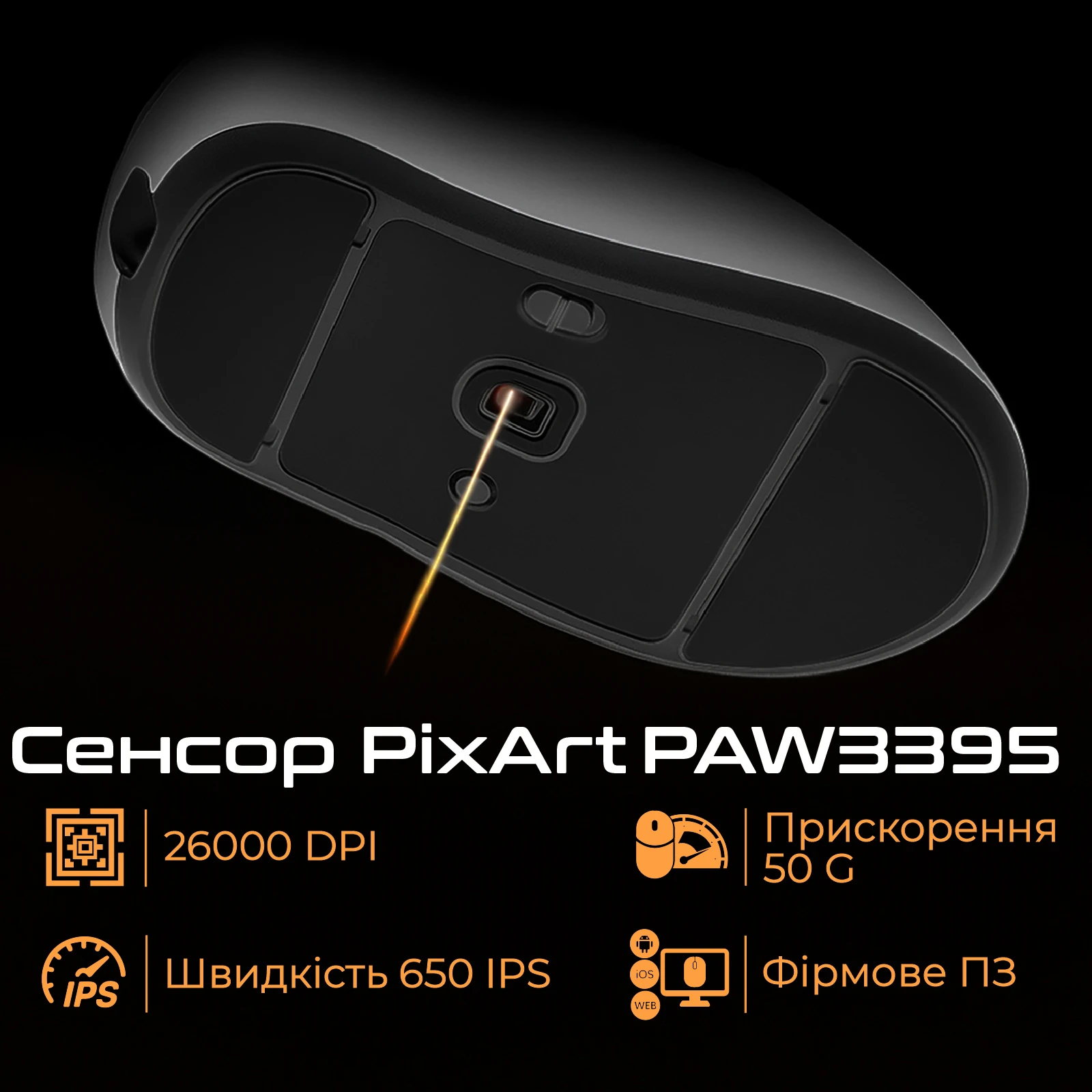 RAWM ER21 Black (ER21.black) (UA) Роздільна здатність сенсора: 26000