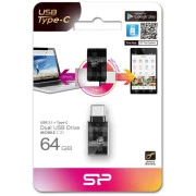 Silicon Power 64GB Mobile C31 USB 3.1 / USB Type-C (SP064GBUC3C31V1K) (UA)