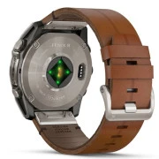 Смарт-часы Garmin fenix 8 51mm,AMOLED,Sapphire, Bare Ti, Blk/Chsnt Lthr (010-02905-40) (UA)