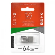 USB 2.0 64GB Type-C T&G 104 Metal Series Silver (TG104TC-64G) (UA)
