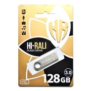 USB3.0 128GB Hi-Rali Shuttle Series Silver (HI-128GB3SHSL) (UA)