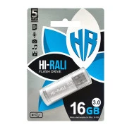 USB3.0 16GB Hi-Rali Rocket Series Silver (HI-16GB3VCSL) (UA)