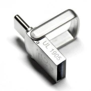 USB3.0 16GB Type-C T&G 104 Metal Series Silver (TG104TC-16G3) (UA)