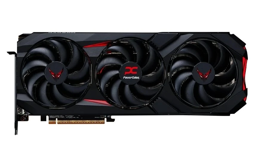AMD Radeon RX 9070 XT 16GB GDDR6 Red Devil Backplate Special Edition PowerColor (RX9070XT 16G-E/OC/BP) (UA) Графічний чип: AMD Radeon RX 9070 XT;