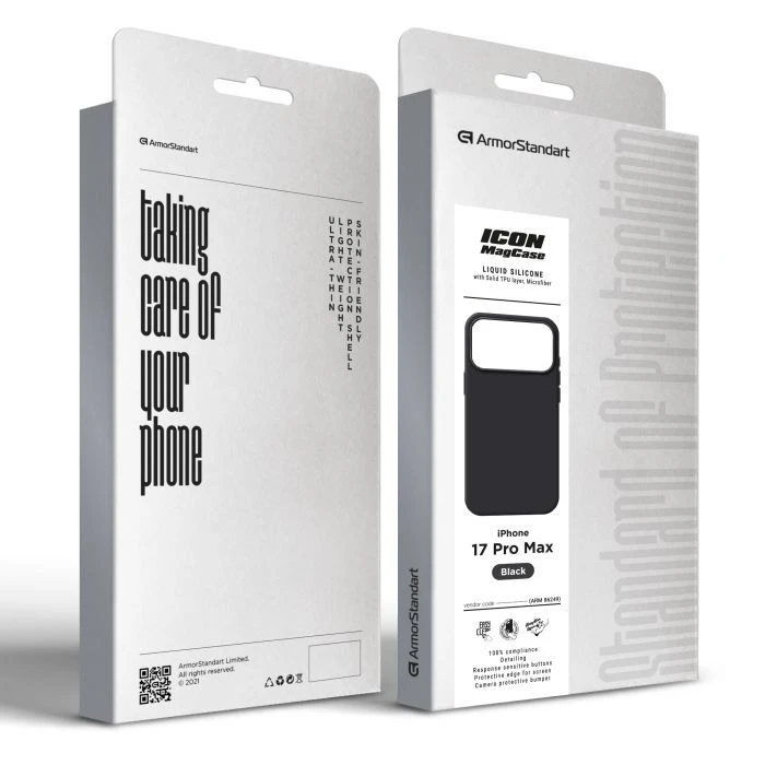 Чехол для мобильного телефона Armorstandart ICON2 MagCase Apple iPhone 17 Pro Max Black (ARM86249) (UA)