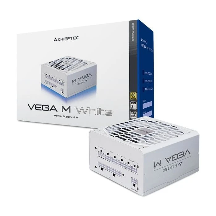 Chieftec 1000W VEGA M WHITE (PPG-1000-CW) (UA)