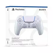 Геймпад Sony Playstation DualSense Bluetooth PS5 Chrome Pearl (1000044446) (UA)