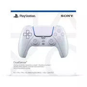 Геймпад Sony Playstation DualSense Bluetooth PS5 Chrome Pearl (1000044446) (UA)