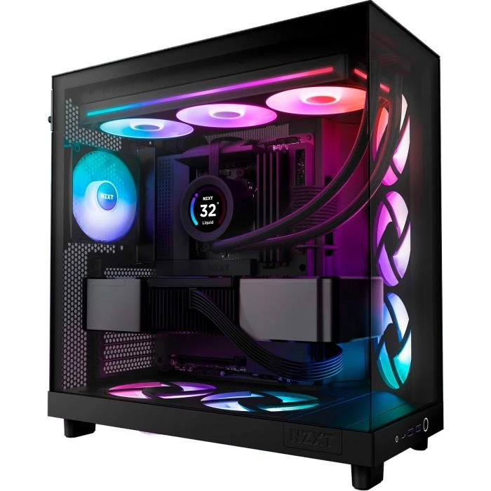 Кулер для корпуса NZXT F360 RGB Core Fan (Single Frame) - Black (RF-U36HF-B1) (UA)