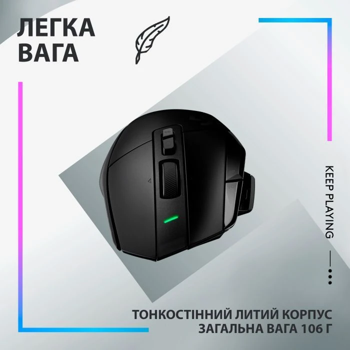 Logitech G502 X Plus Wireless Black (910-006162) (UA)