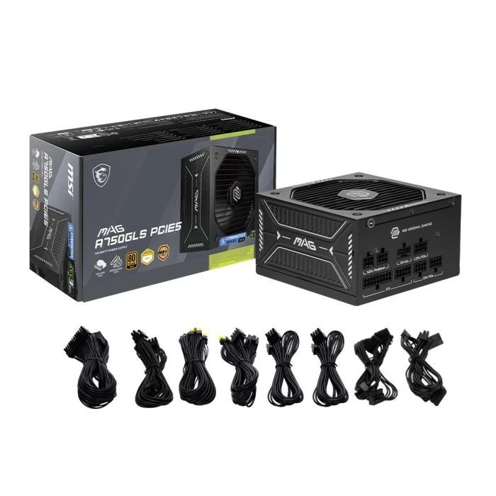 MSI 750W MAG A750GLS PCIE5 (MAG A750GLS PCIE5) (UA) ; Модуль PFC: активний;