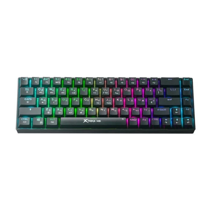 Xtrike ME GK-995W RGB Wireless/Bluetooth UA Black (GK-995WBKUA) (UA) ; Формат клавиатуры: TKL;