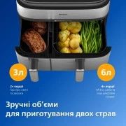 Philips Dual Basket Airfryer 5000 Series NA555/00