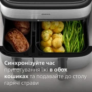 Philips Dual Basket Airfryer 5000 Series NA555/00
