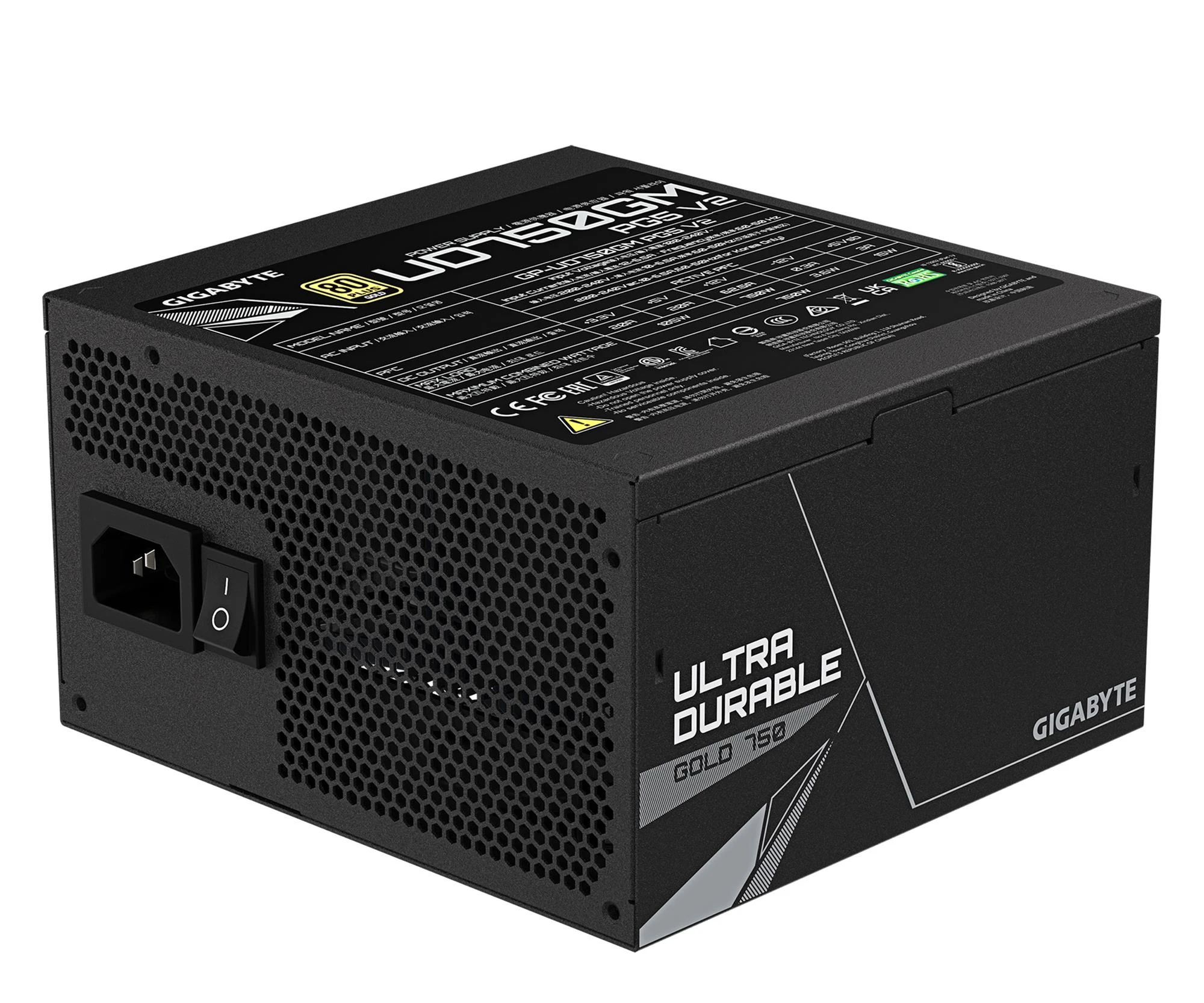 Gigabyte UD750GM PG5 V2 750W 80 Plus Gold ATX 3.1 (GP-UD750GM PG5 V2) EU