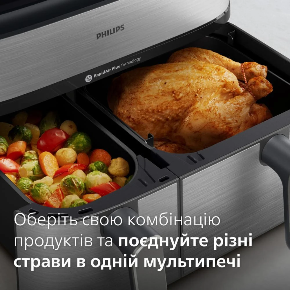 Philips Dual Basket Airfryer 5000 Series NA555/00
