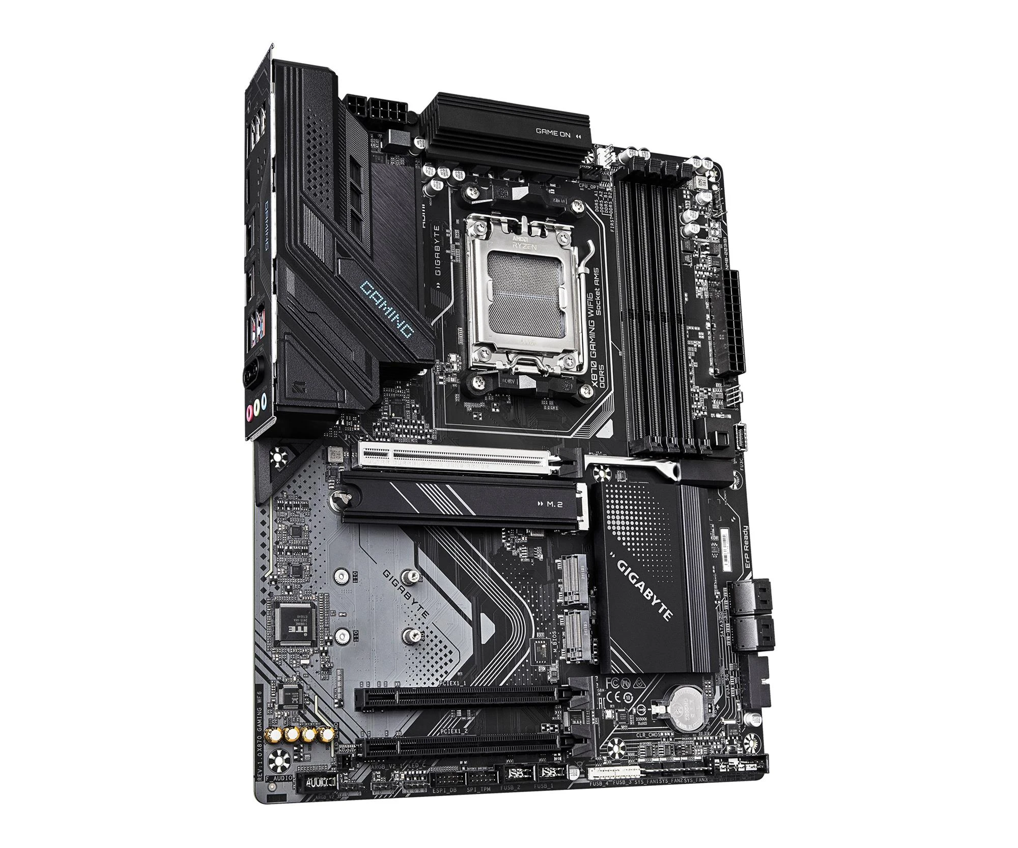 Gigabyte X870 GAMING WF6 EU Схема живлення: 8+2+2;