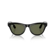 Смарт-очки Ray-Ban Skyler Shiny Black Frame/Green Lenses (RW4010 601/9A 52)