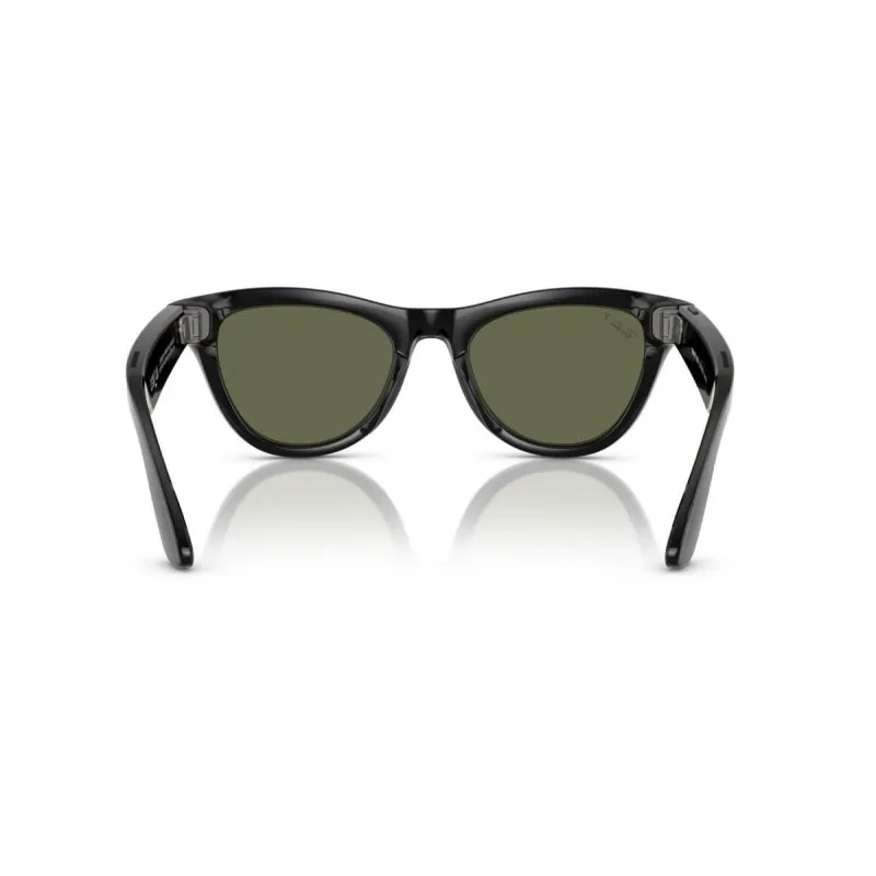 Смарт-окуляри Ray-Ban Skyler Shiny Black Frame/Green Lenses (RW4010 601/9A 52)
