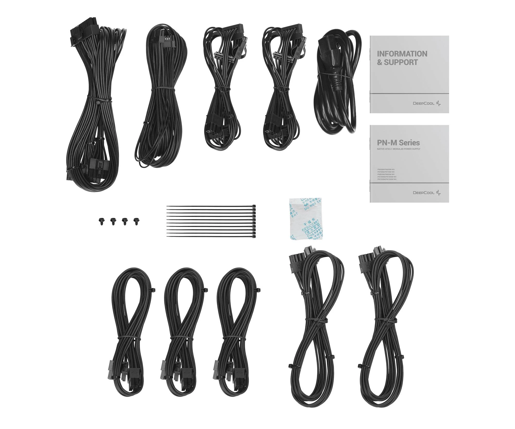 Deepcool PN1000M 1000W 80 Plus Gold ATX 3.1 (R-PNA00M-FC0B-JGEU) EU Максимальна потужність, Вт: 1000