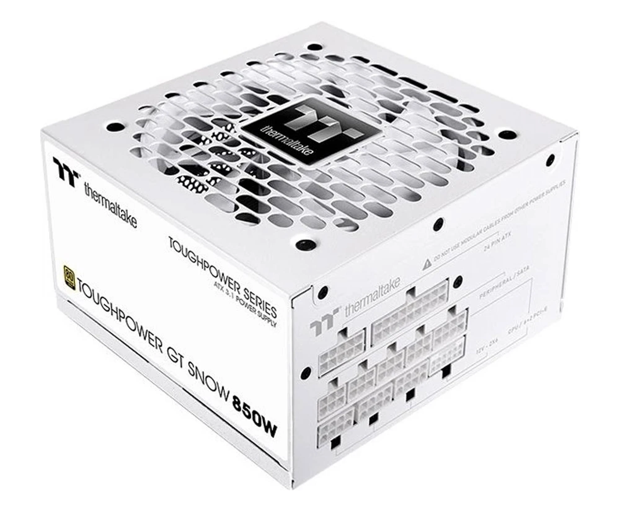 Thermaltake ToughPower GT 850W 80 Plus Gold ATX 3.1 White (PS-TPT-0850FNFAGE-W) EU Максимальна потужність, Вт: 850