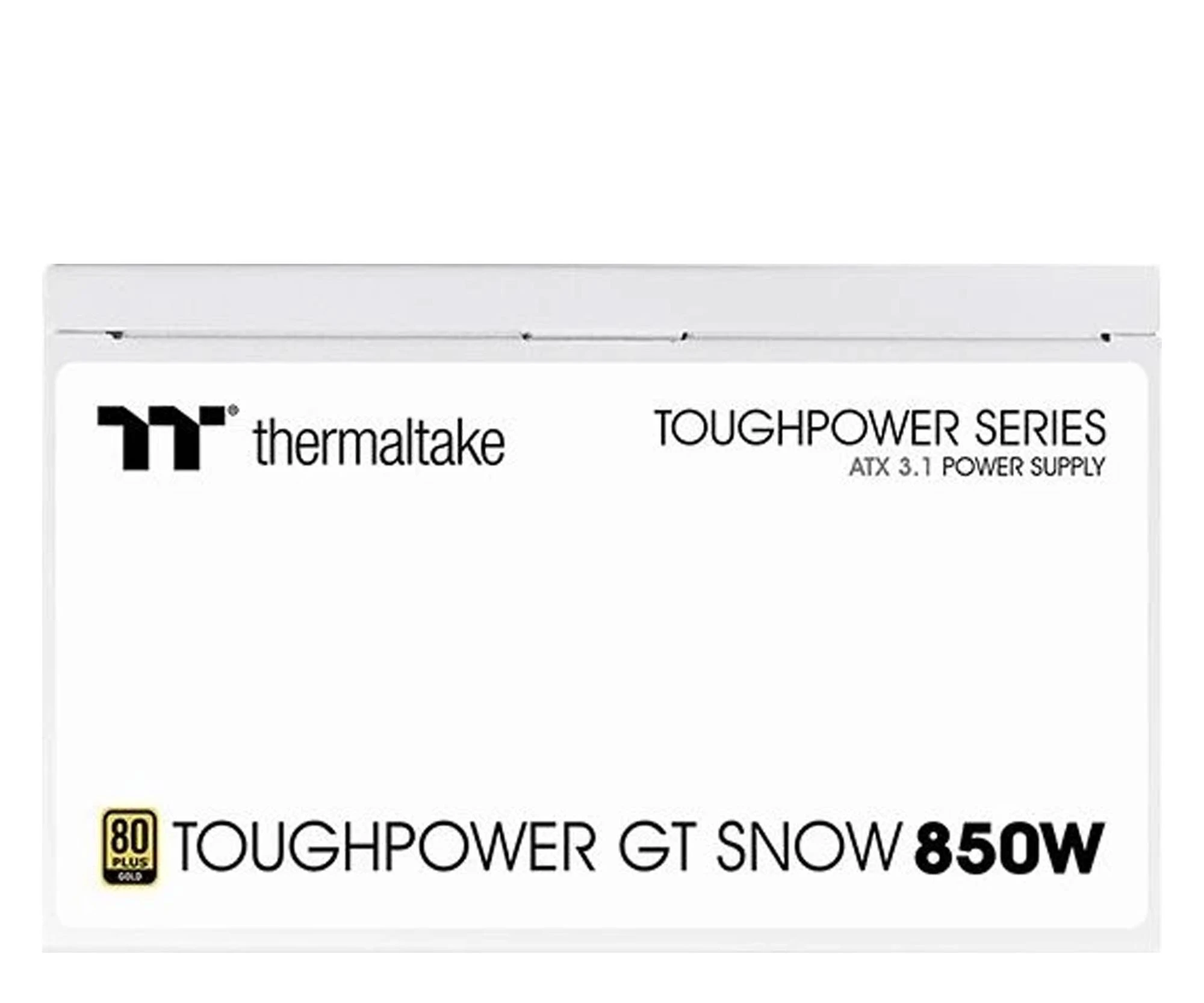 Thermaltake ToughPower GT 850W 80 Plus Gold ATX 3.1 White (PS-TPT-0850FNFAGE-W) EU Максимальна потужність, Вт: 850