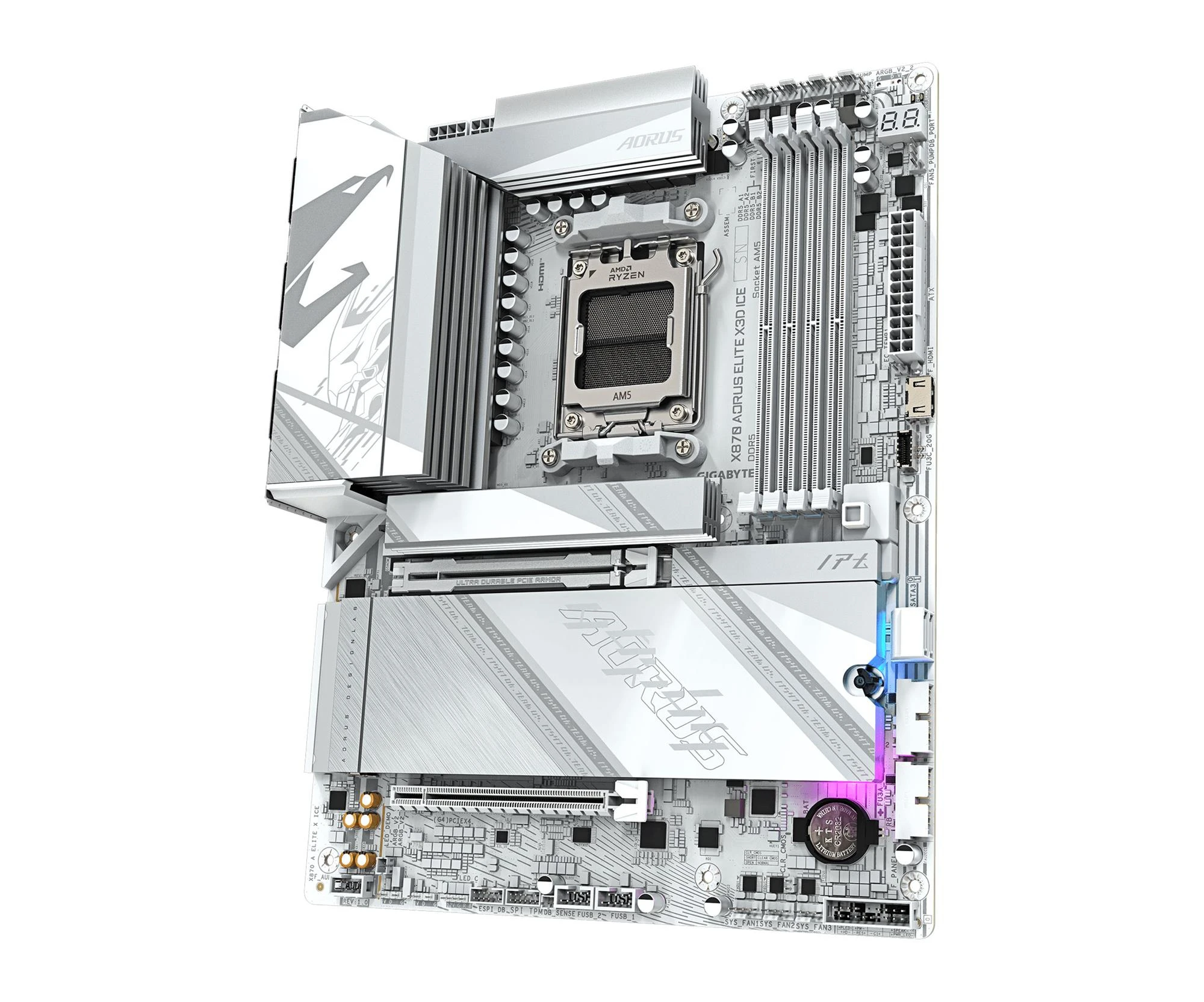 Gigabyte X870 AORUS ELITE X3D ICE (X870 A ELITE X ICE) EU