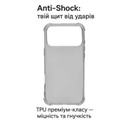 Чохол для смартфона BeCover Anti-Shock для Apple iPhone 17 Pro Grey (713798) (UA)