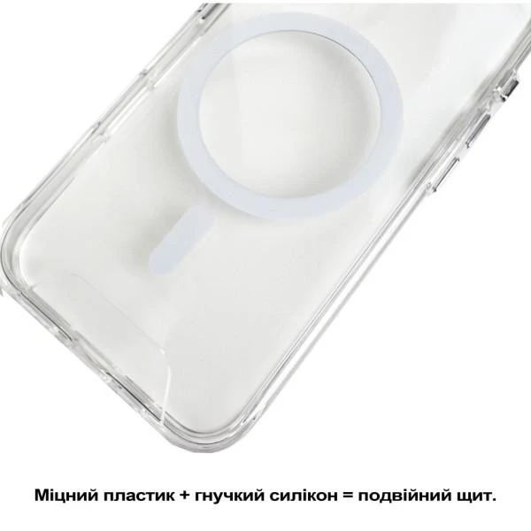 Чехол для смартфона BeCover Space Case (MagSafe) для Apple iPhone 16e Transparancy (713884) (UA)