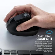 JLAB JBuds Ergonomic Wireless Vertical Mouse Black (IEUMJBERGORBLK82) (UA)