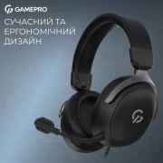 Навушники з мікрофоном GamePro Asgard Freya Black (HS145B) (UA)