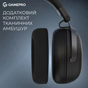 Навушники з мікрофоном GamePro Asgard Freya Pro Black (HSW201B) (UA)