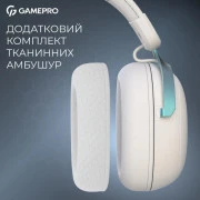 Навушники з мікрофоном GamePro Asgard Freya Pro White (HSW201WB) (UA)