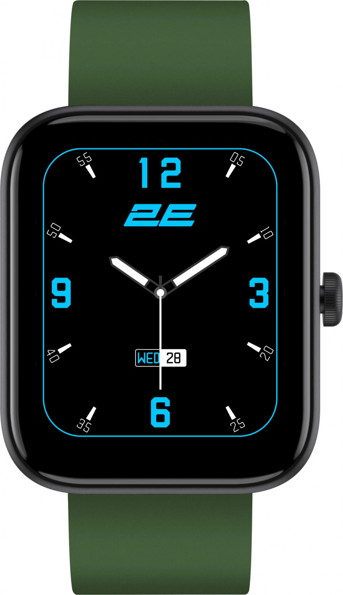 Смарт-годинники 2E Alpha SQ Music Edition 46mm Black-Green (2E-CWW40BKGN-WS) (UA)