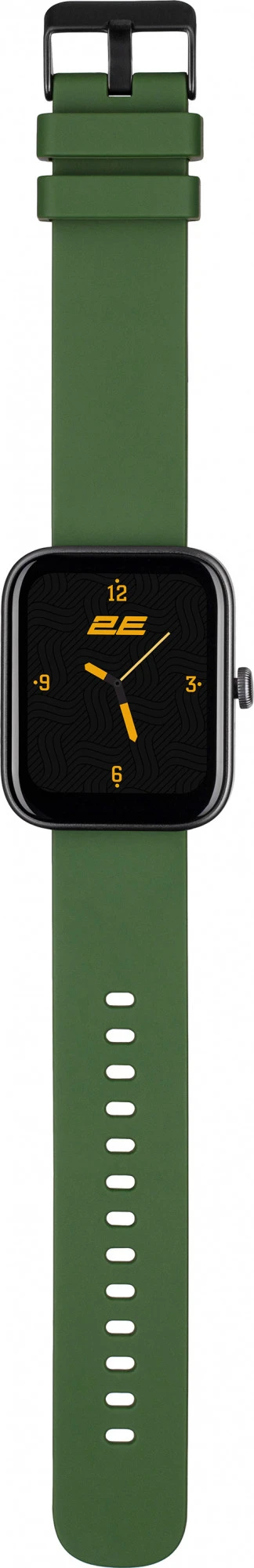 Смарт-годинники 2E Alpha SQ Music Edition 46mm Black-Green (2E-CWW40BKGN-WS) (UA)