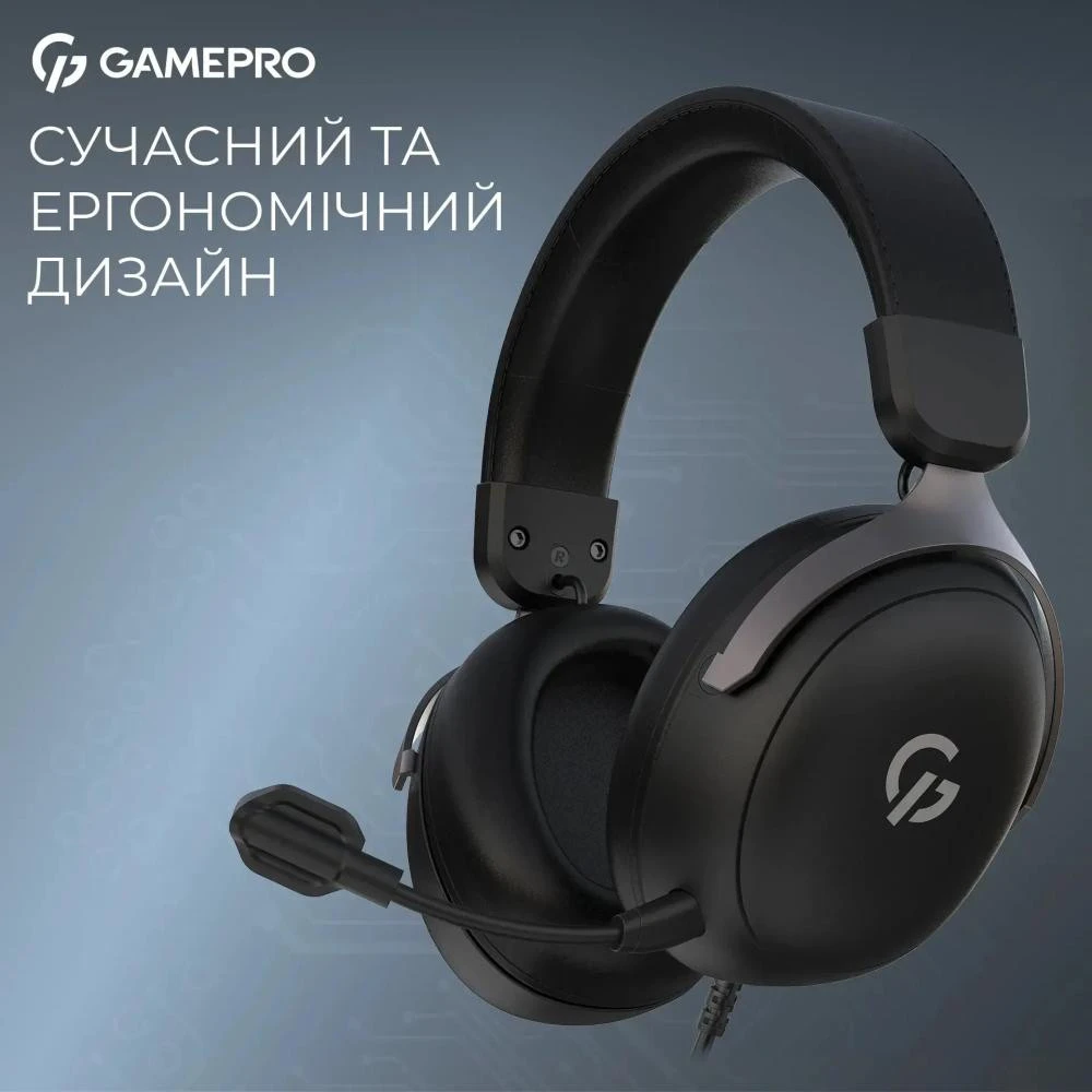Навушники з мікрофоном GamePro Asgard Freya Black (HS145B) (UA)