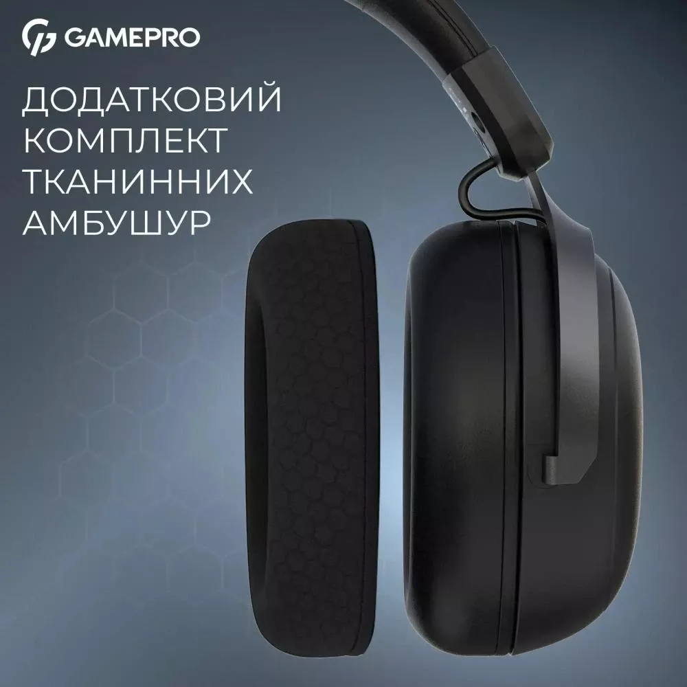 Навушники з мікрофоном GamePro Asgard Freya Black (HS145B) (UA)