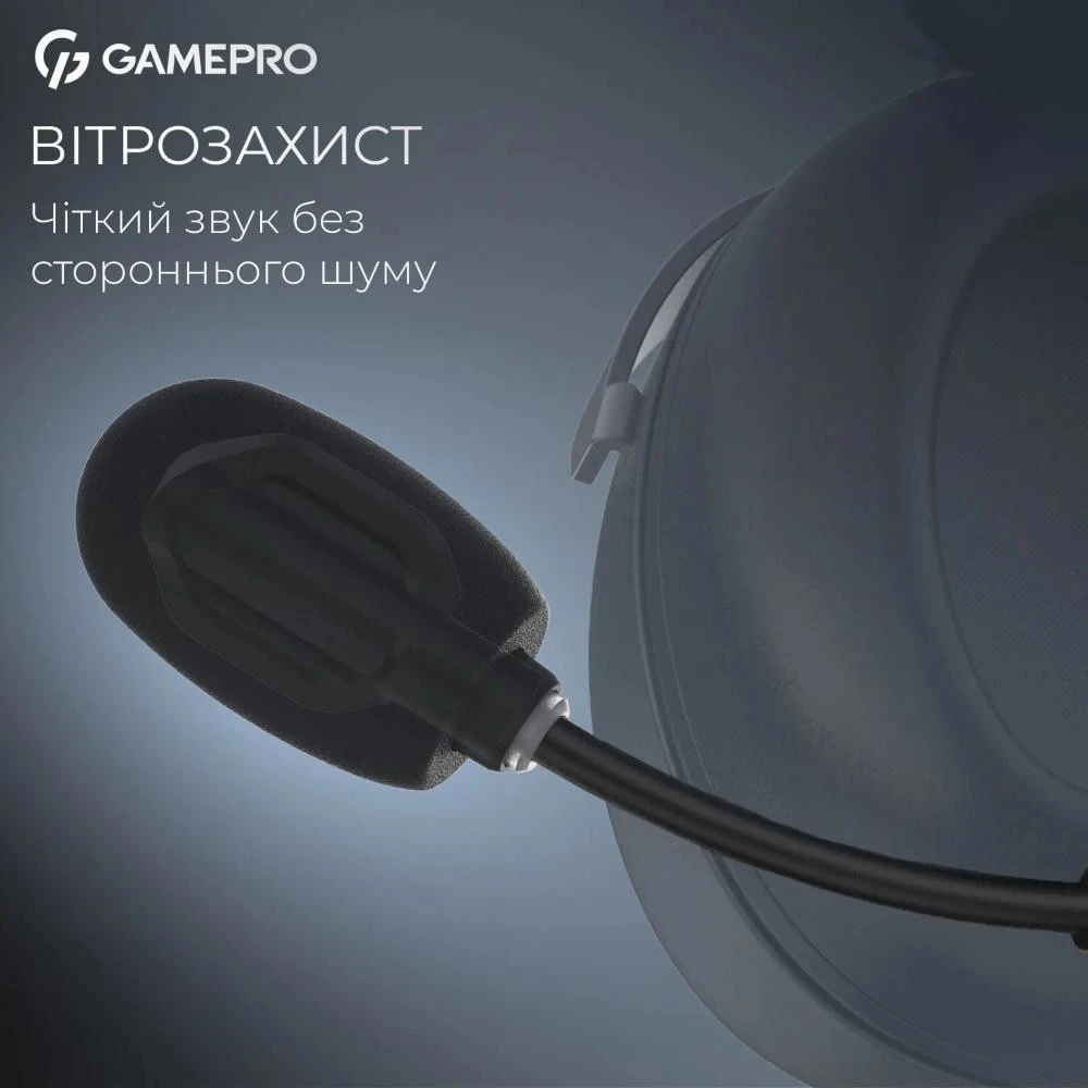 Навушники з мікрофоном GamePro Asgard Freya Pro Black (HSW201B) (UA)