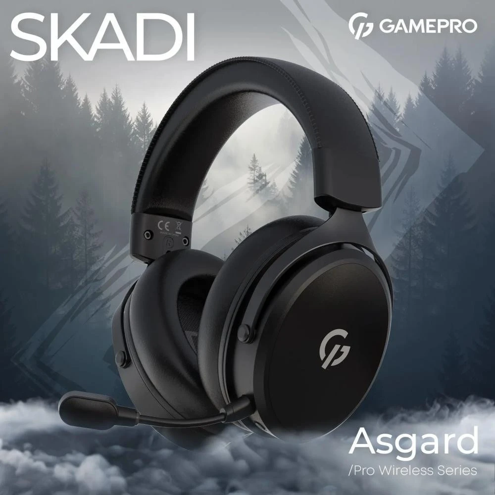 Наушники с микрофоном GamePro Asgard Skadi Black (HSW191B) (UA) Бренд: GamePro; Линейка: Asgard Skadi;