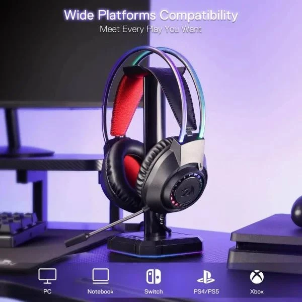Навушники з мікрофоном Redragon Scream H231 Black (71931) (UA) Бренд: Redragon; Спосіб підключення: