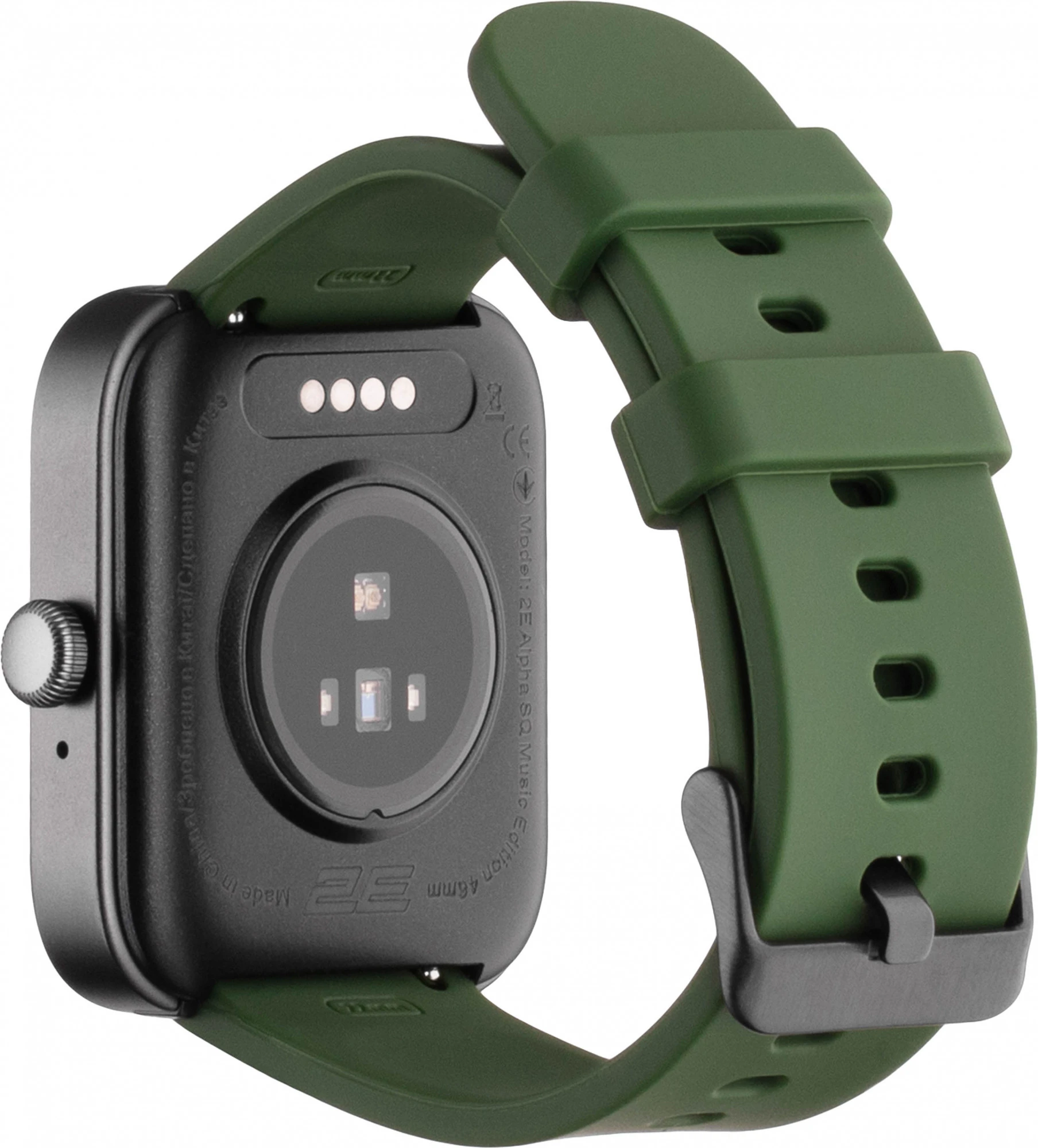 Смарт-годинники 2E Alpha SQ Music Edition 46mm Black-Green (2E-CWW40BKGN-WS) (UA) Бренд: 2E; Лінійка: Alpha SQ Music Edition;