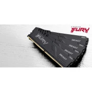 DDR4 8GB 3200 MHz Beast Black Kingston Fury (ex.HyperX) (KF432C16BB/8WP) (UA)